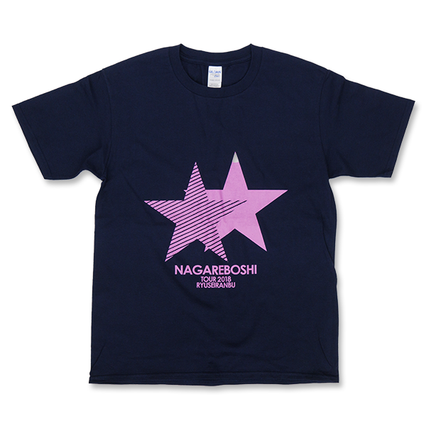 流れ星☆単独ライブ「流星乱舞」T-Shirt(NAVY)